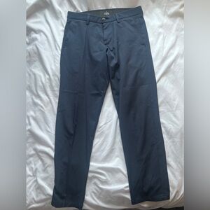 Haggar Men's Navy Dress Pants - Classic Straight Fit